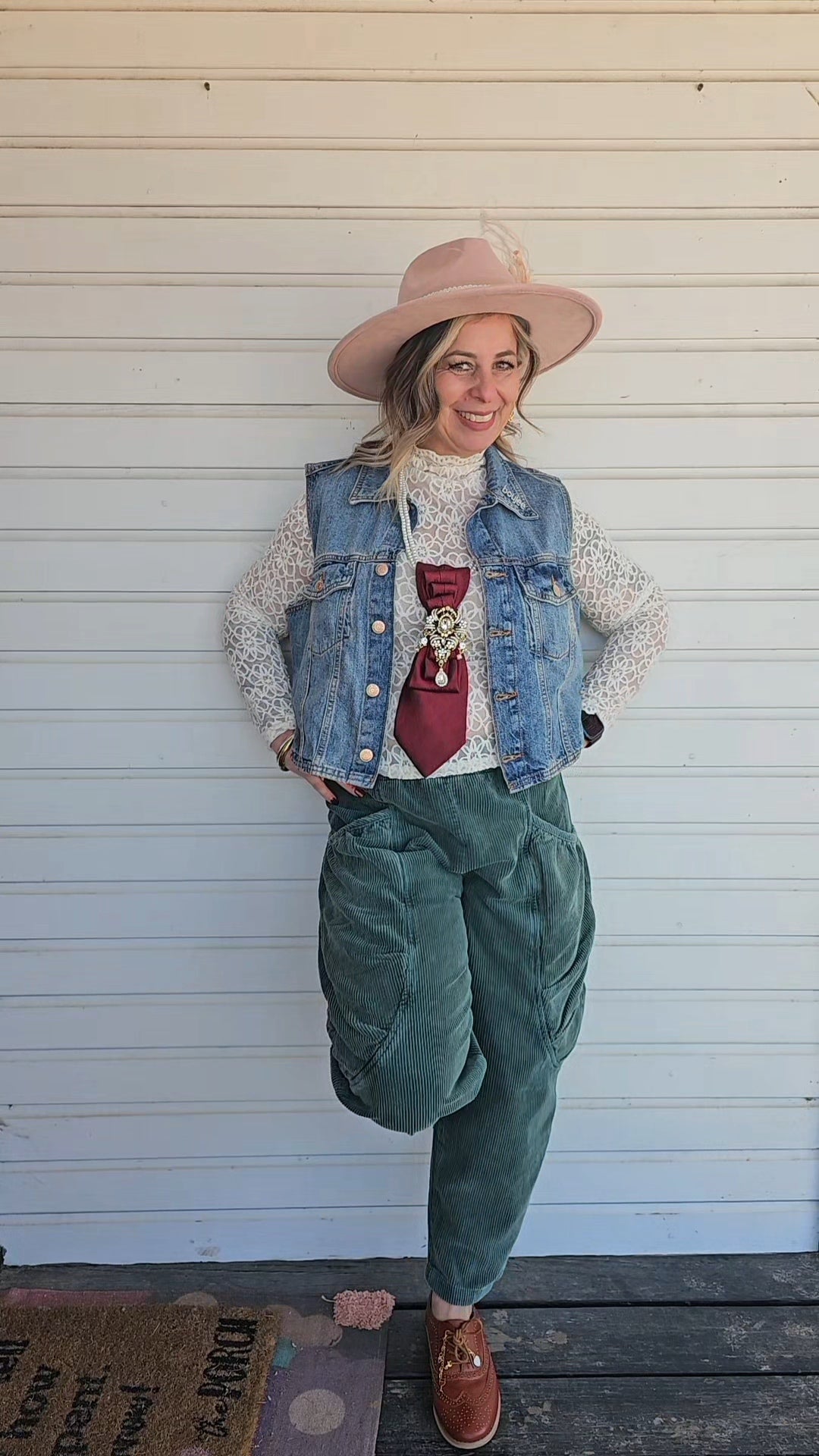 Pine Green Corduroy Pants