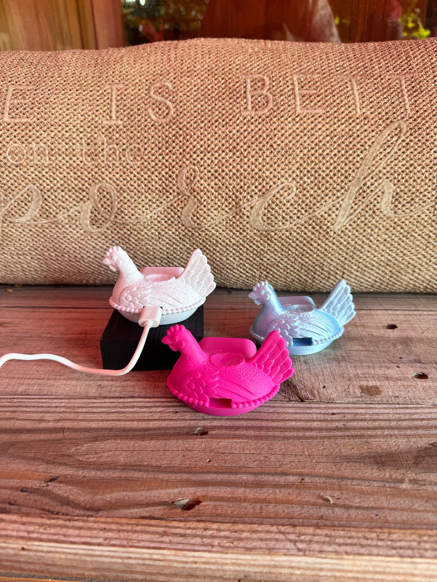 Hen Phone Charger Covers