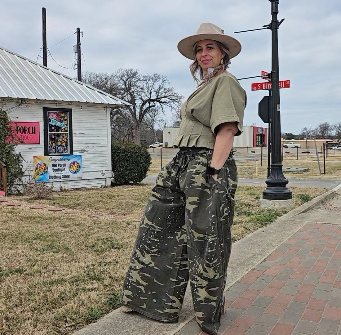 Street Style Camo Pants