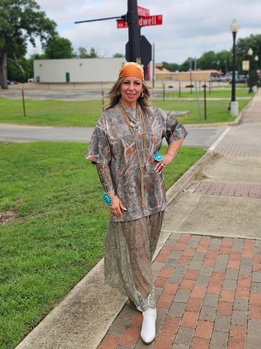 Lace Camo Dress