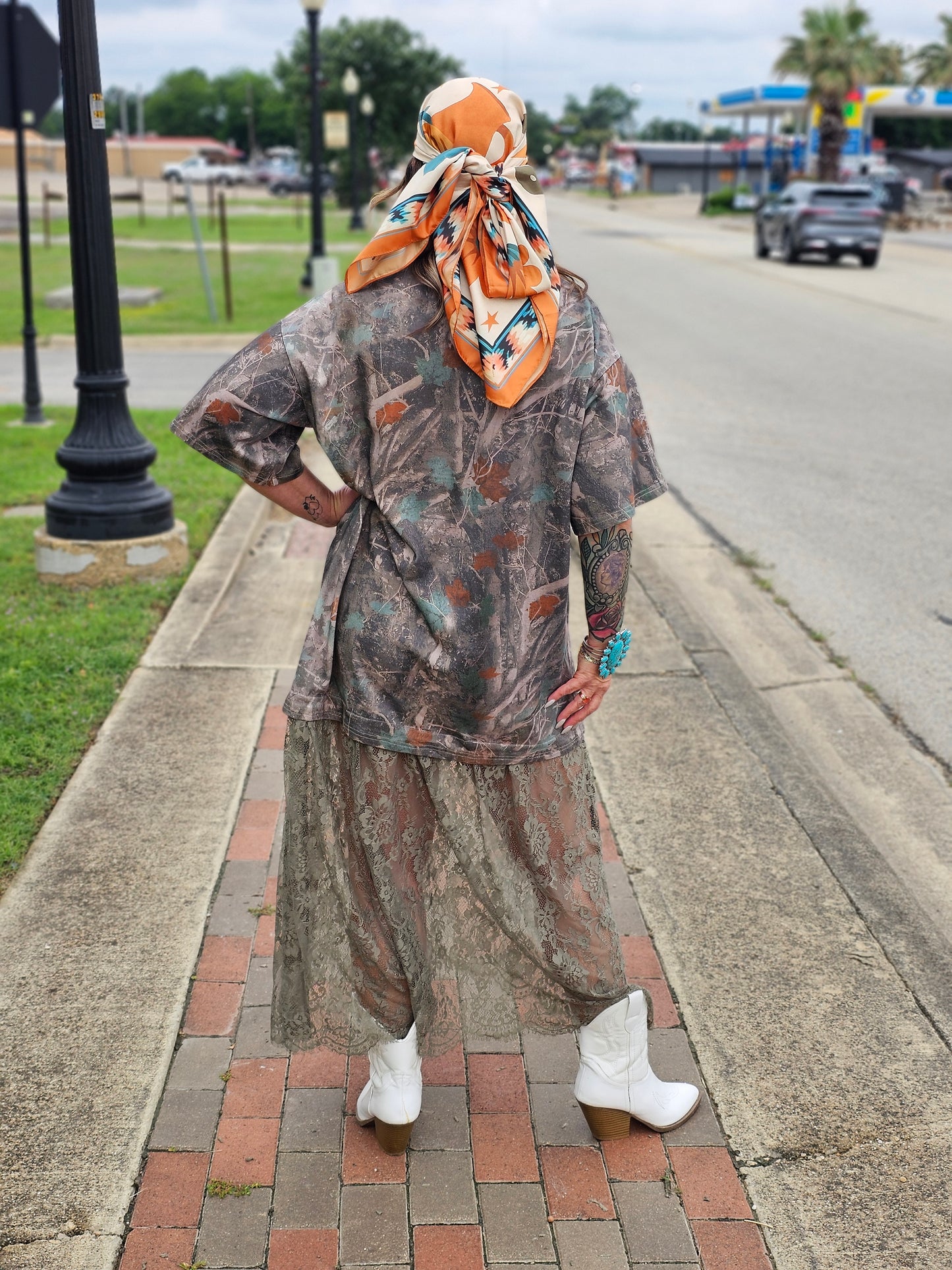 Lace Camo Dress