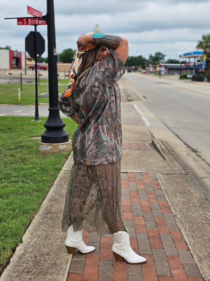 Lace Camo Dress