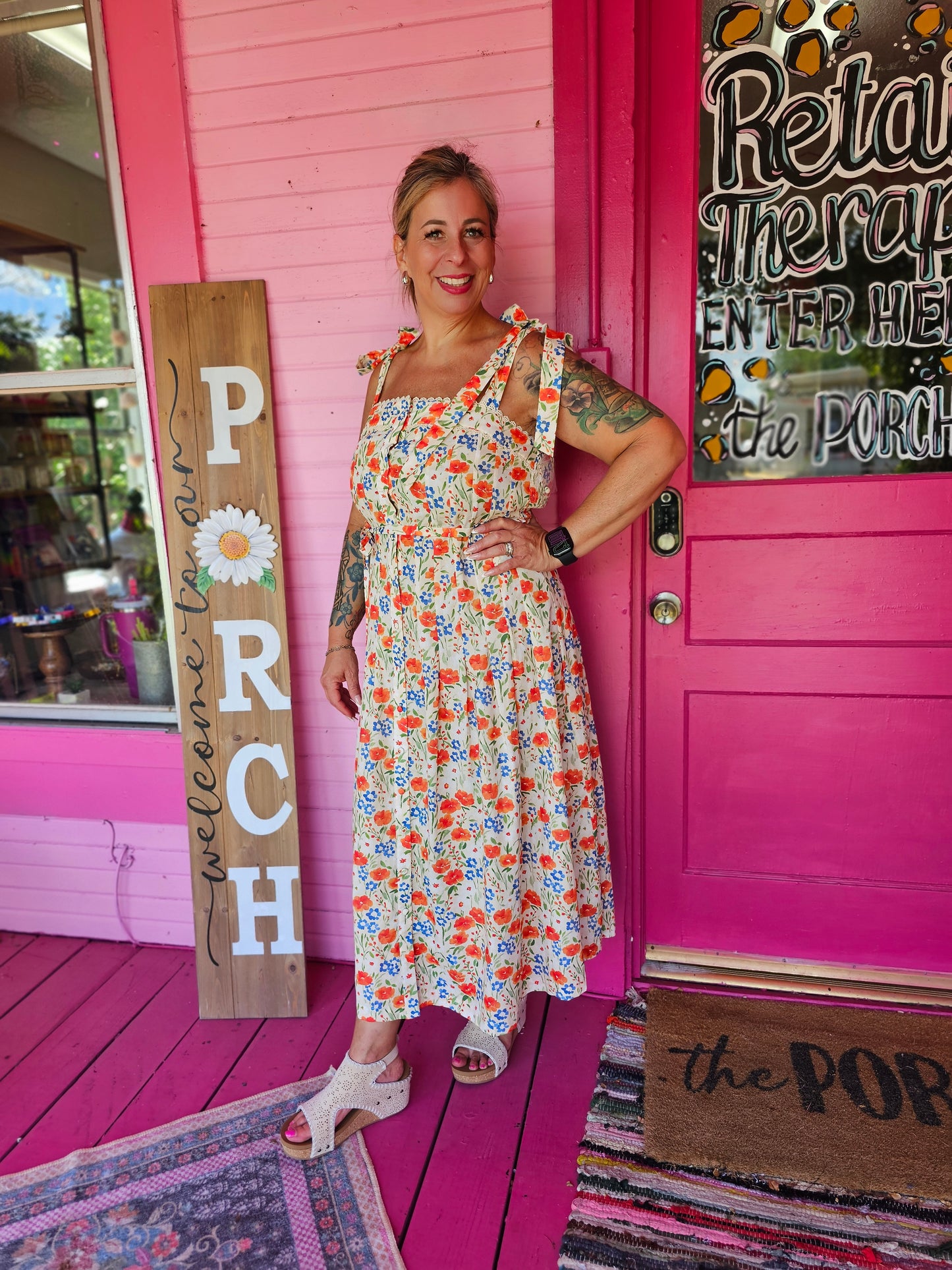 Floral Midi Dress