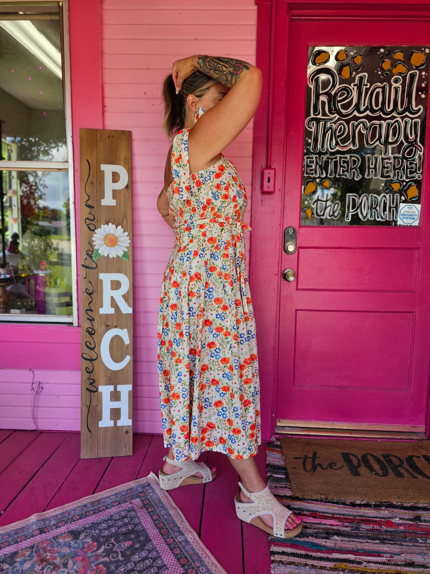 Floral Midi Dress