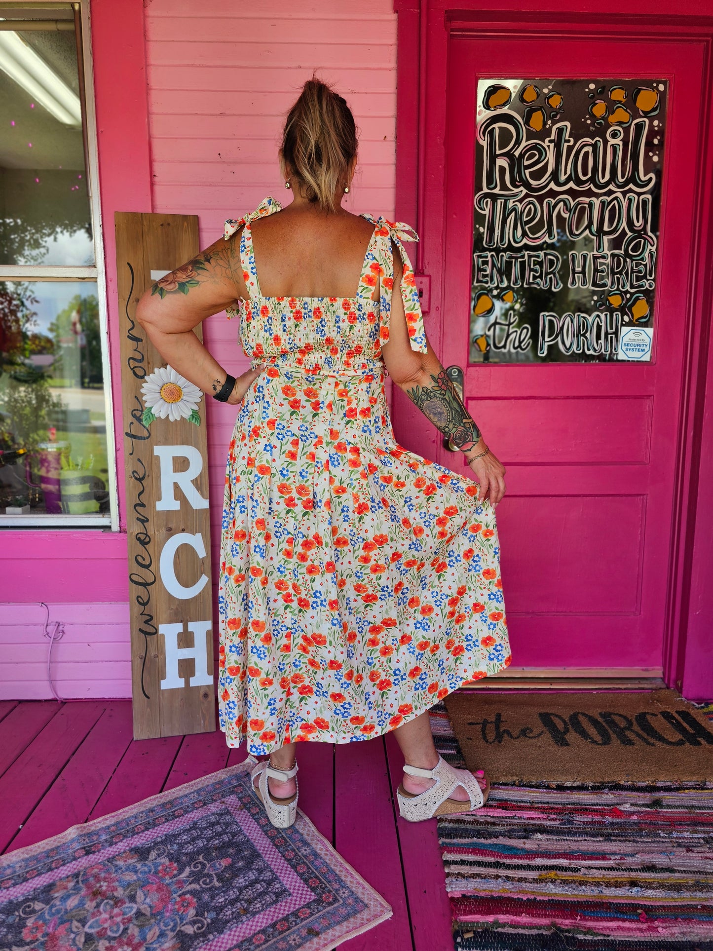 Floral Midi Dress