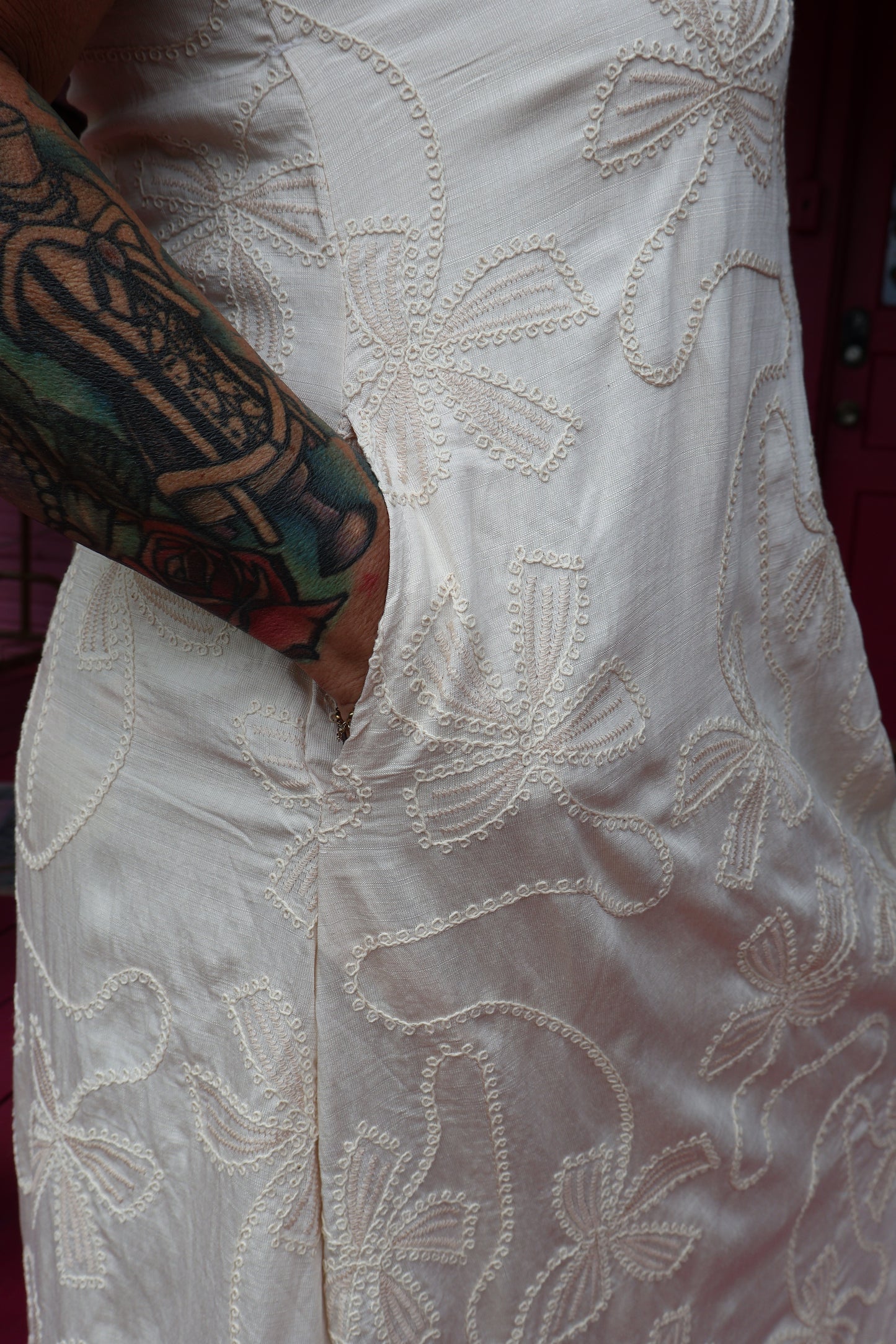Embroidered Maxi Dress