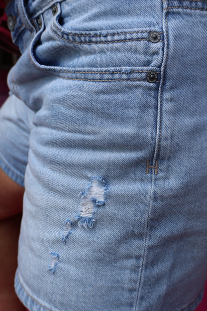 Relaxed Denim Shorts