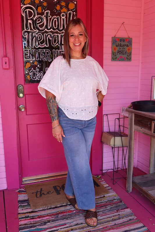 Eyelet Blouse