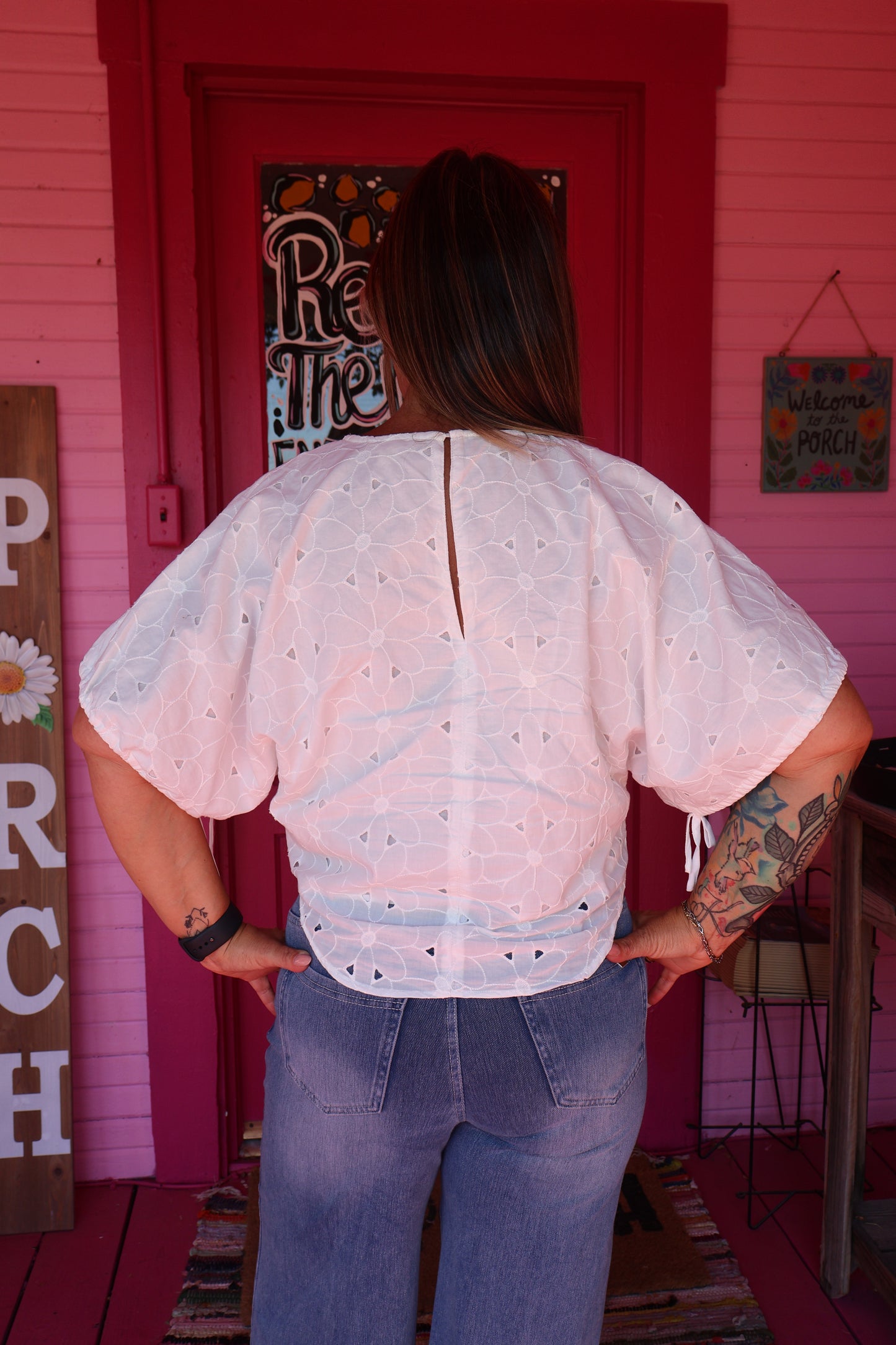 Eyelet Blouse