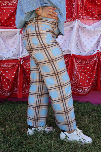 PLAID PANTS