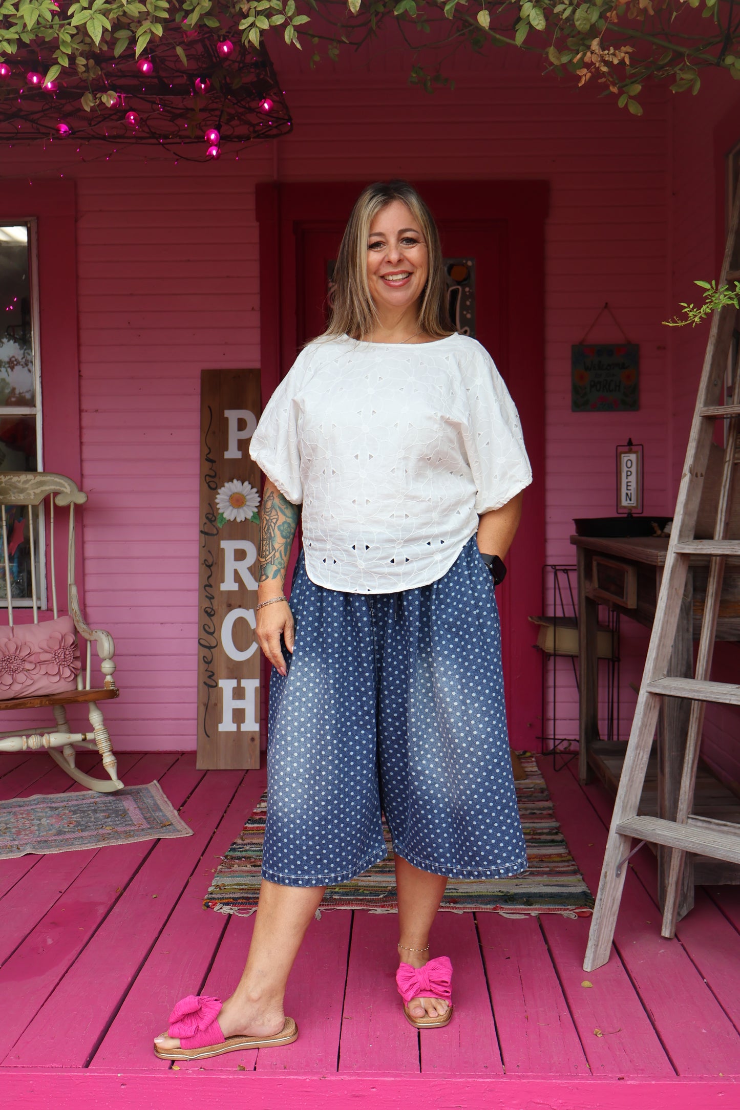 Polka Dot Culotte