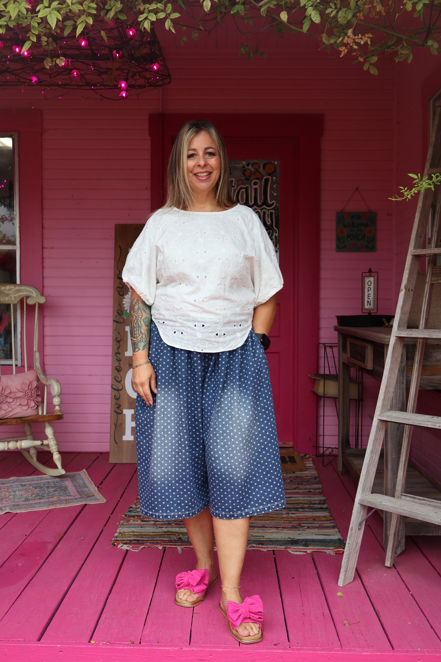 Polka Dot Culotte