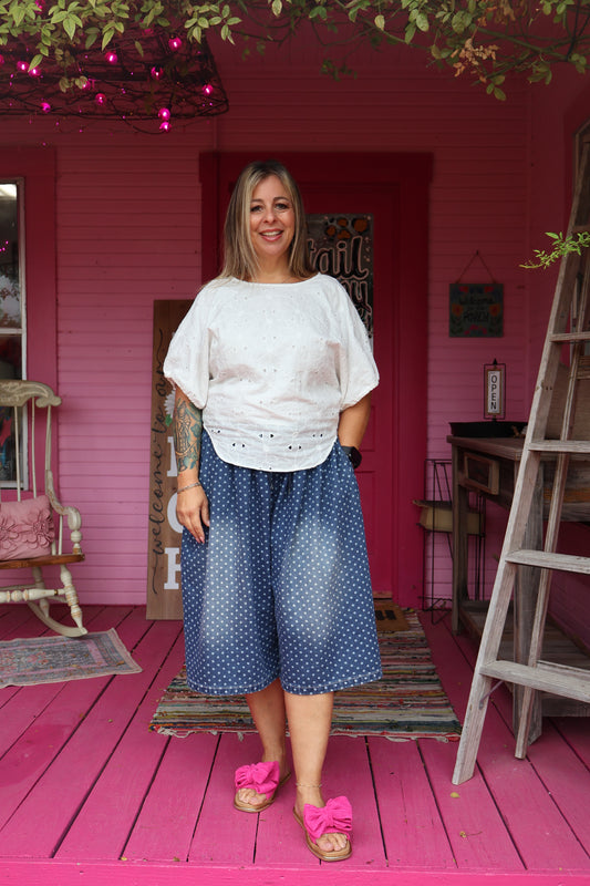 Polka Dot Culotte