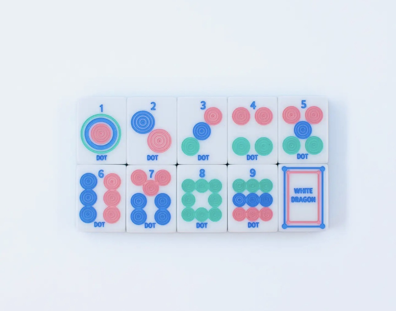Mahjong Tile Set Crystal Prism/ Motor Series