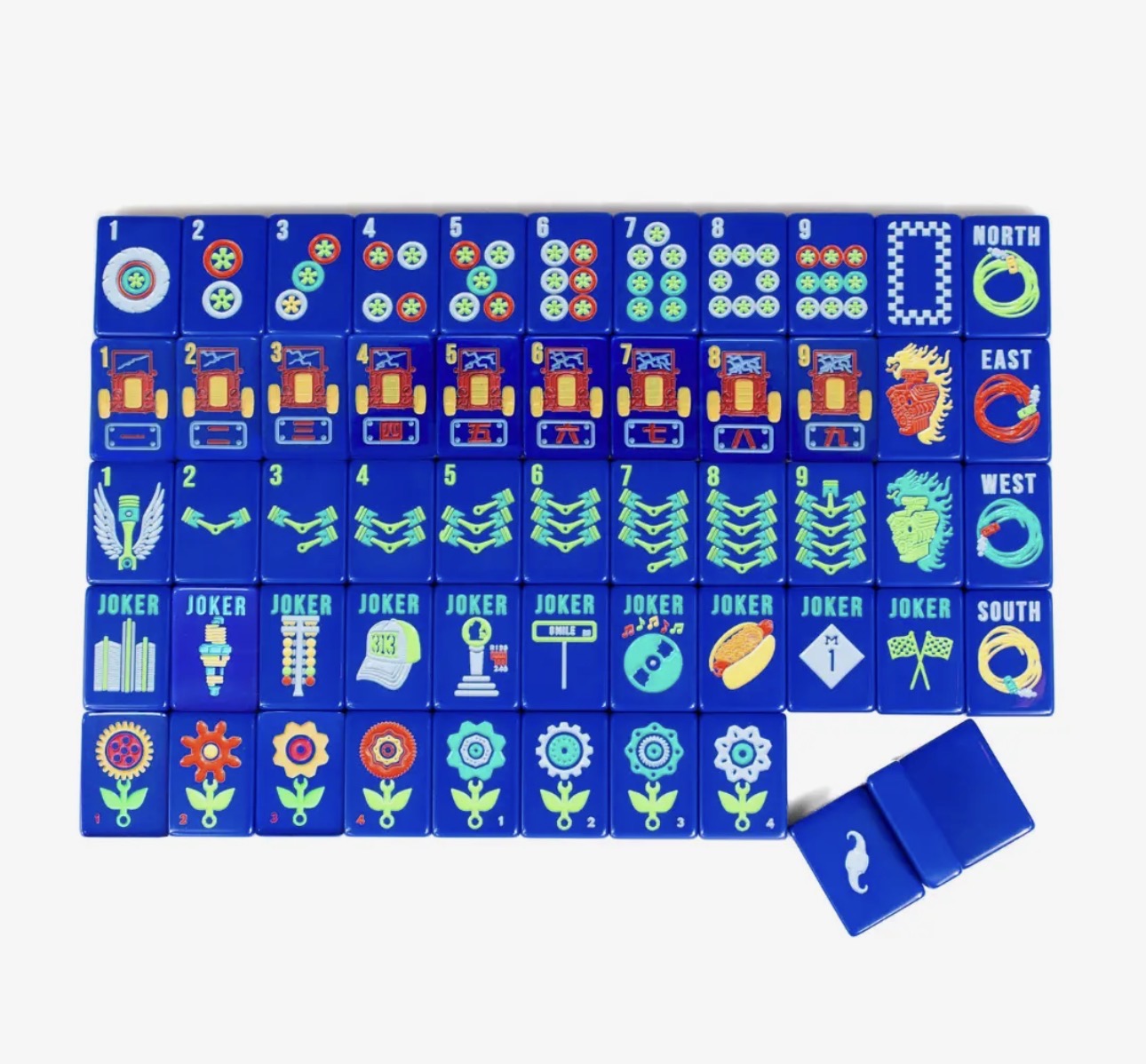 Mahjong Tile Set Crystal Prism/ Motor Series