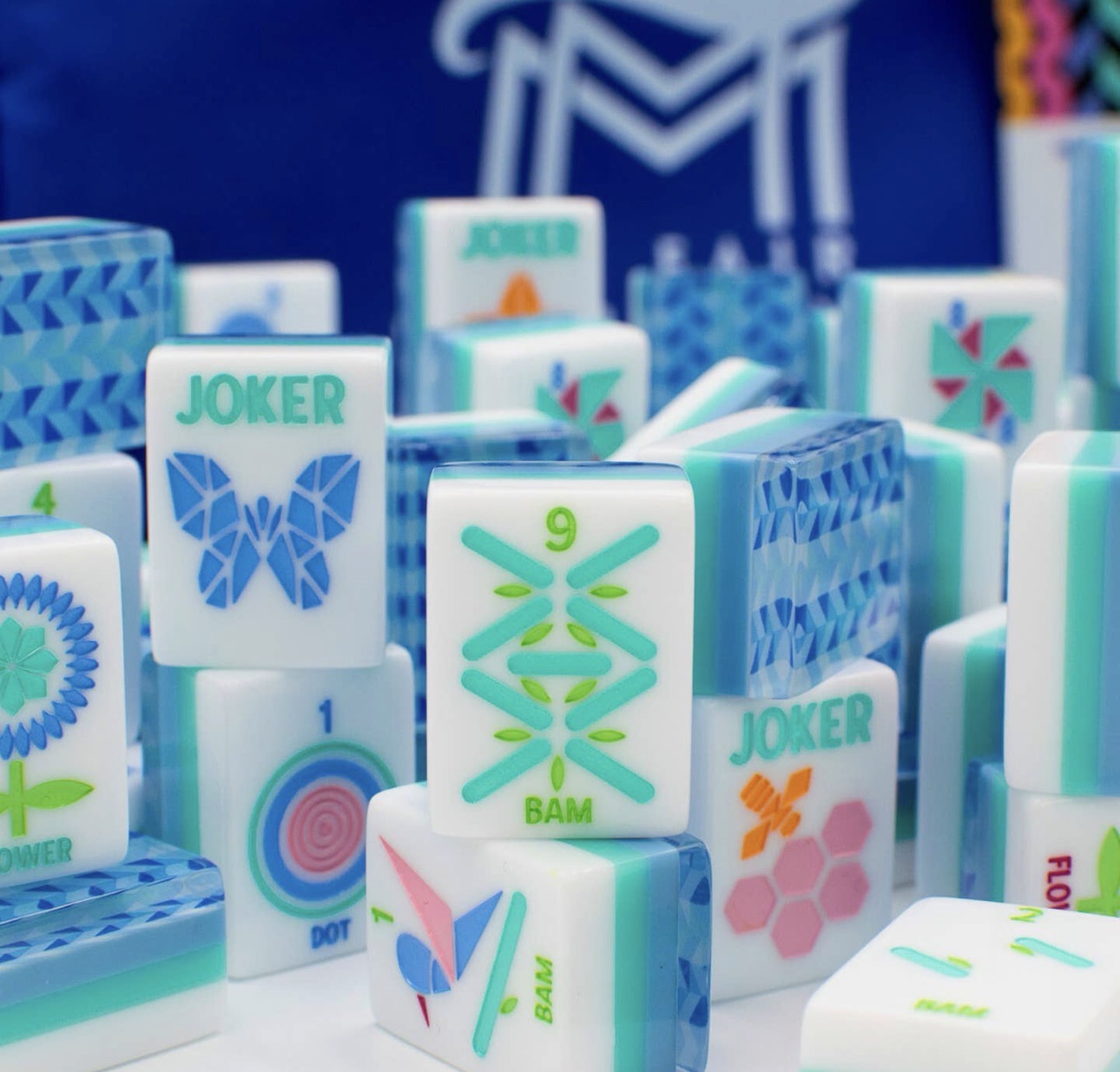 Mahjong Tile Set Crystal Prism/ Motor Series
