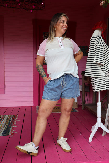 Lace Trim Top